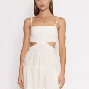 Chic White Maxi Dress #140